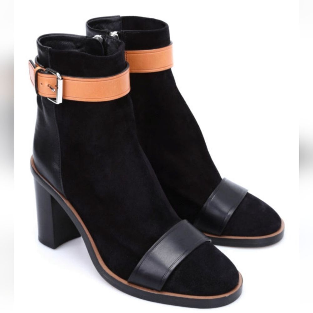 Isabel marant Gussie Suede and Leather Ankle Boots/Booties